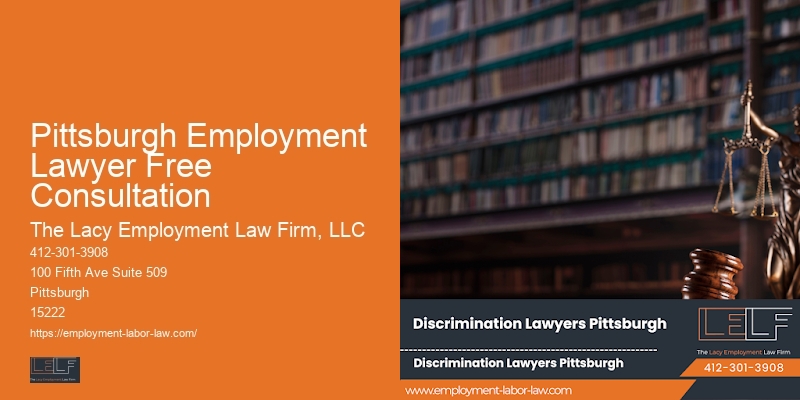 Pittsburgh Employment Lawyer Free Consultation employee rights advisor