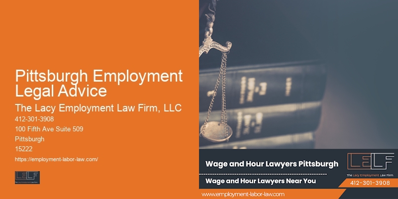 Employment Litigation Services in Pittsburgh Employment Legal Advice