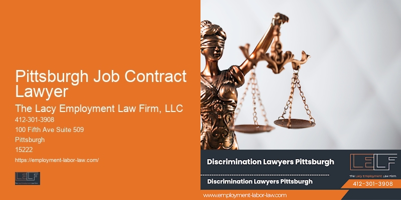 Employment Law Practice Pittsburgh Job Contract Lawyer