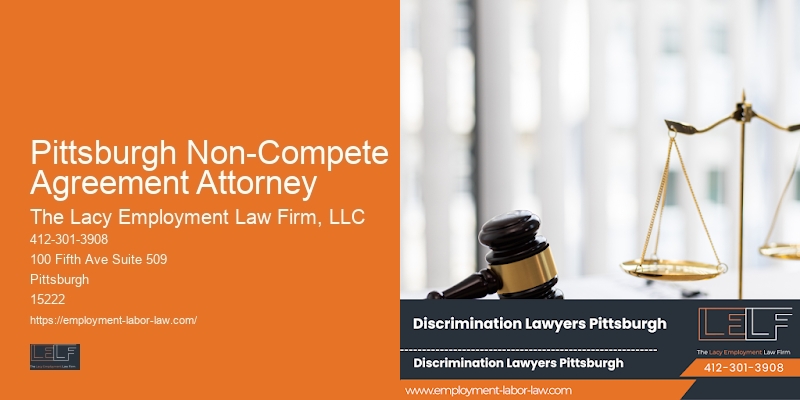 Pittsburgh Non-Compete Agreement Attorney Job Discrimination Lawyers