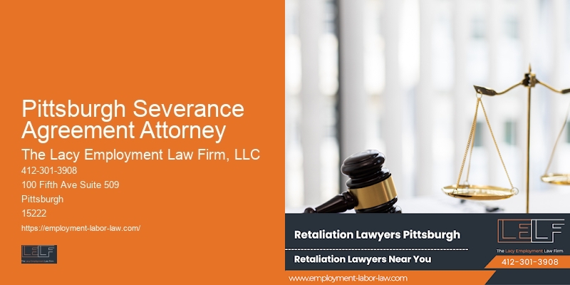 Non-compete agreement law firm Pittsburgh Severance Agreement Attorney