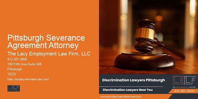 Pittsburgh Severance Agreement Attorney wrongful termination lawyer