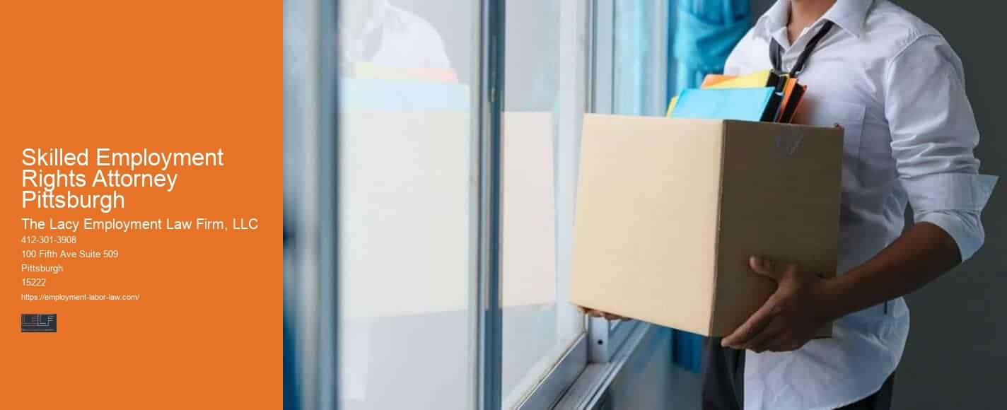 Skilled Employment Rights Attorney Pittsburgh Employment Law Consultation