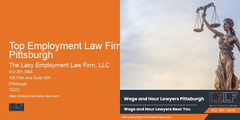 Top Employment Law Firm Pittsburgh workplace retaliation legal help