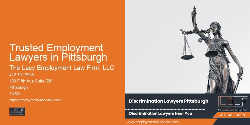 Attorney for Employment Disputes Resolution in Trusted Employment Lawyers in Pittsburgh