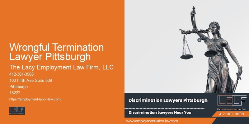 Attorney for Employee Rights in Wrongful Termination Lawyer Pittsburgh