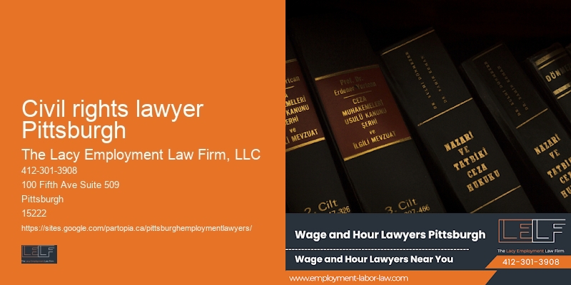 Workplace harassment legal help Civil rights lawyer Pittsburgh