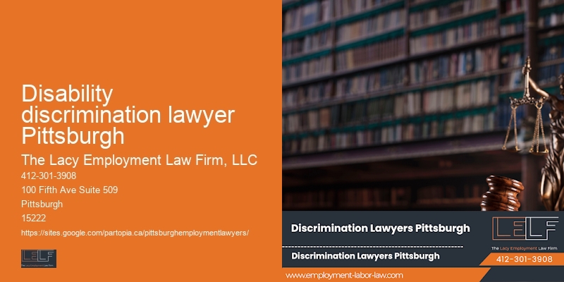 Severance agreement lawyer near me Disability discrimination lawyer Pittsburgh