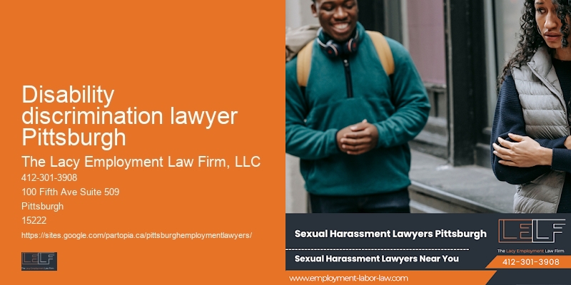 Disability discrimination lawyer Pittsburgh Employment Law Defense Attorney