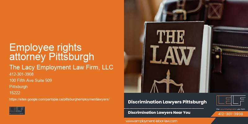 Employee rights attorney Pittsburgh employment contract lawyer