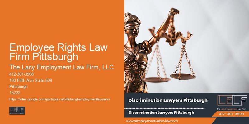 Attorney for Workplace Injustice Claims in Employee Rights Law Firm Pittsburgh