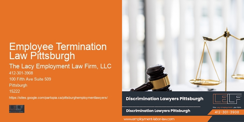 Severance agreement attorney Employee Termination Law Pittsburgh