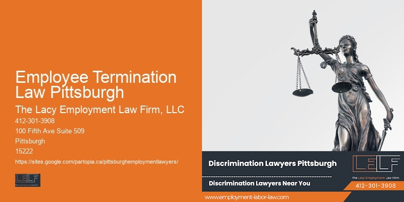 Employment lawyer Employee Termination Law Pittsburgh