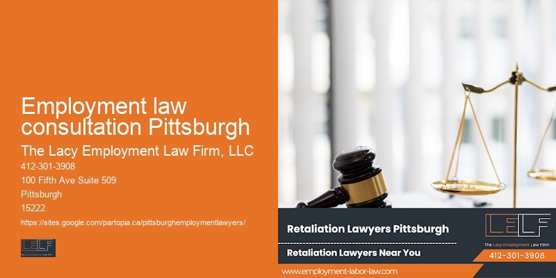 Employment law consultation Pittsburgh workplace accommodation legal advice