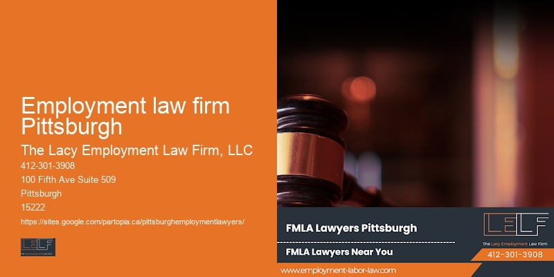 Employment law firm Pittsburgh workplace harassment expert attorney