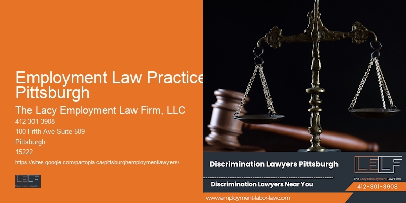 Employment Law Practice Pittsburgh employment litigation support