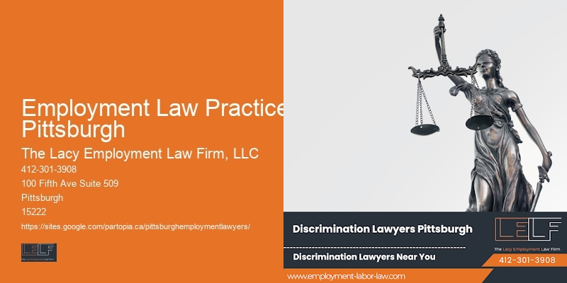 Employment Law Practice Pittsburgh Workplace Legal Help