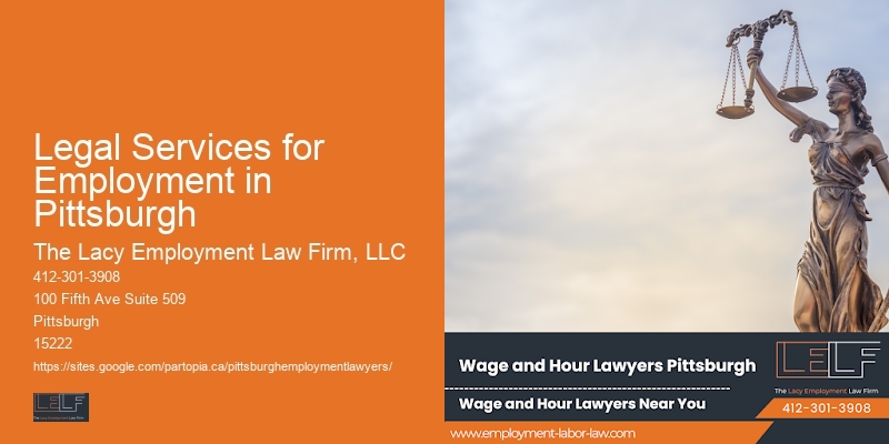 Wrongful termination attorney Legal Services for Employment in Pittsburgh
