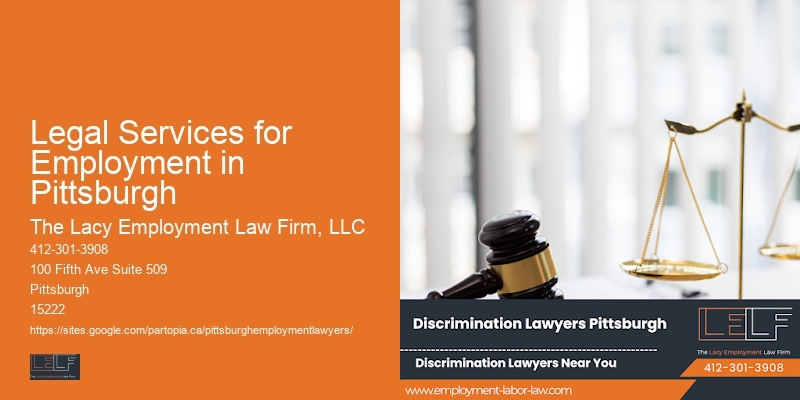 Employment law firm Legal Services for Employment in Pittsburgh