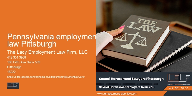 Employee Benefits Law Pennsylvania employment law Pittsburgh
