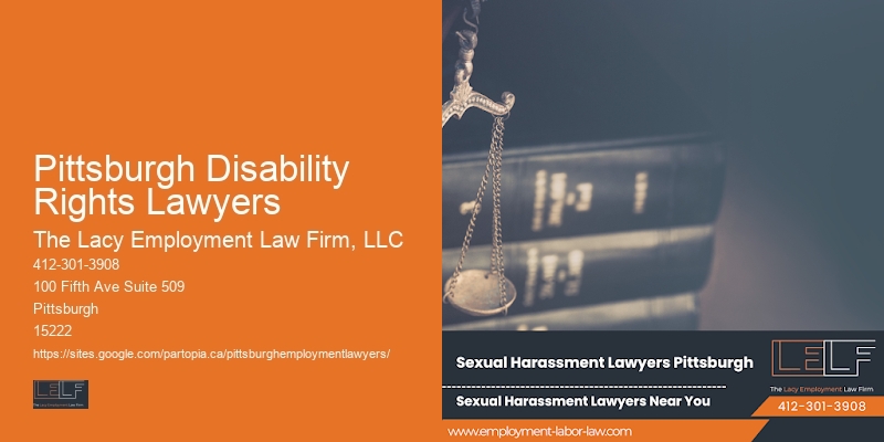Legal Services for Employment Law Compliance in Pittsburgh Disability Rights Lawyers