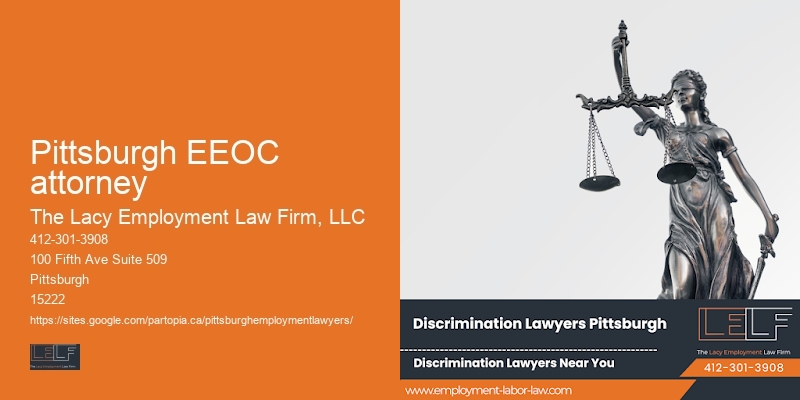 Attorney for Employment Disputes Resolution in Pittsburgh EEOC attorney