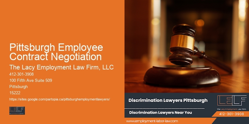 Employment contract dispute lawyer Pittsburgh Employee Contract Negotiation