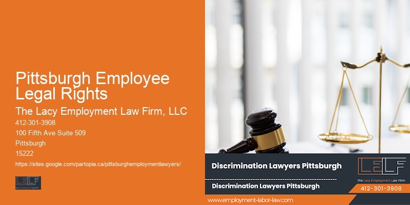 Pittsburgh Employee Legal Rights Lawyer for Wrongful Termination Claims