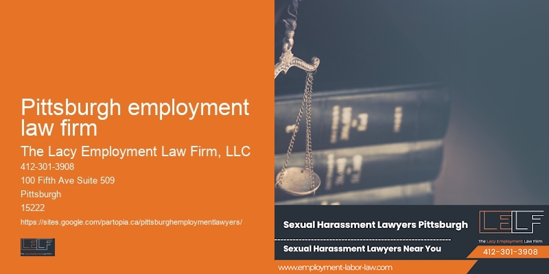 Employment law consultation Pittsburgh employment law firm