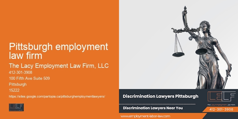 Best Pittsburgh employment law firm workplace harassment attorney