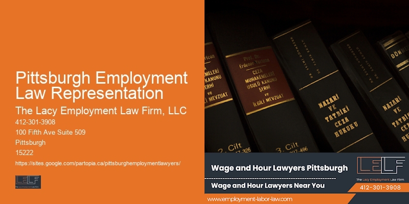 Lawyer Specializing in Job-Related Legal Matters in Pittsburgh Employment Law Representation