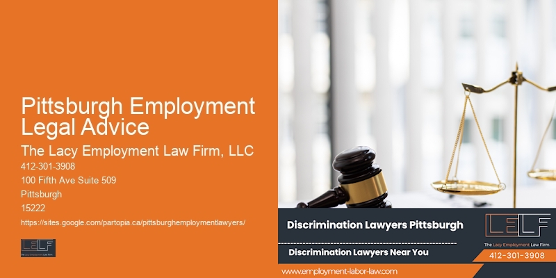 Employment Law Expertise in Pittsburgh Employment Legal Advice