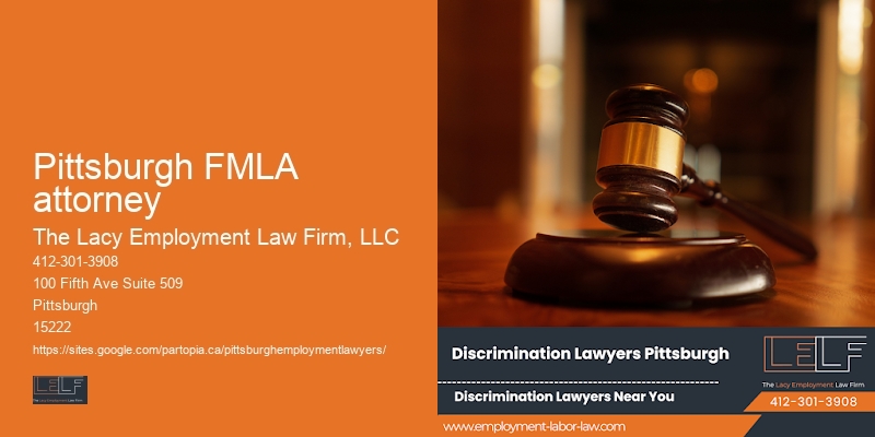 Employee Lawsuit Legal Services in Pittsburgh FMLA attorney
