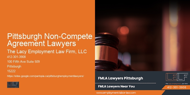 Pittsburgh Non-Compete Agreement Lawyers employment legal advisor