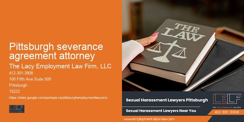 Pittsburgh severance agreement attorney workplace disability attorney