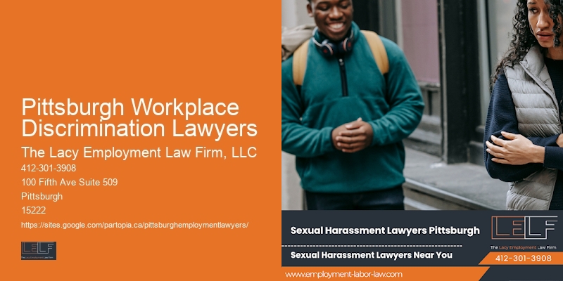 Discrimination Legal Counsel in Pittsburgh Workplace Discrimination Lawyers
