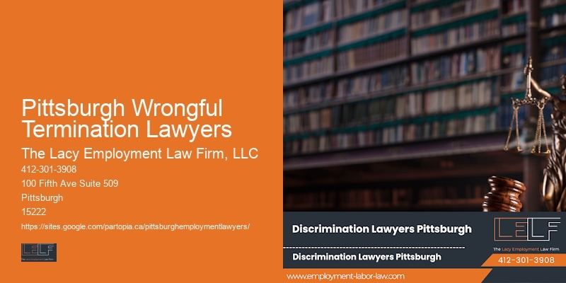 Sexual harassment lawyer near me Pittsburgh Wrongful Termination Lawyers
