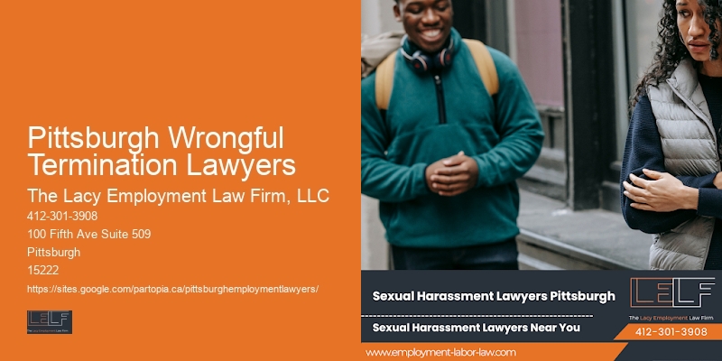 Attorney for Wrongful Termination Advice in Pittsburgh Wrongful Termination Lawyers
