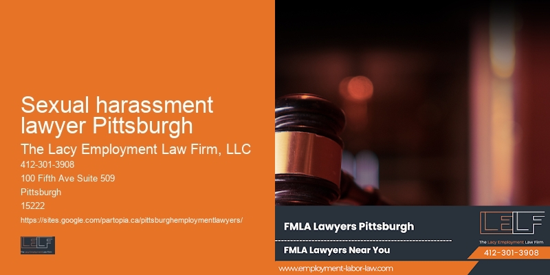 Sexual harassment lawyer Pittsburgh Wrongful Termination Lawyers
