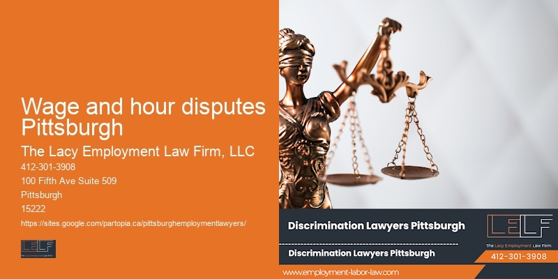 Workplace Law Compliance Wage and hour disputes Pittsburgh
