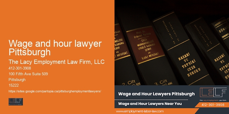 Workplace Law Services Wage and hour lawyer Pittsburgh