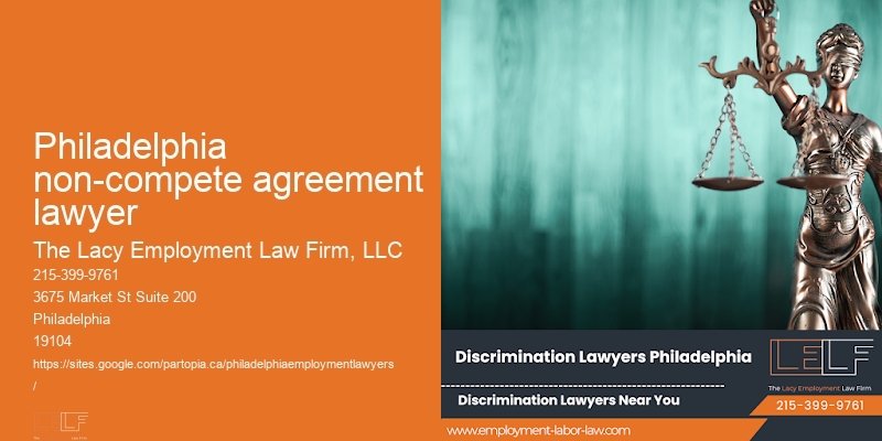Philadelphia non-compete agreement lawyer