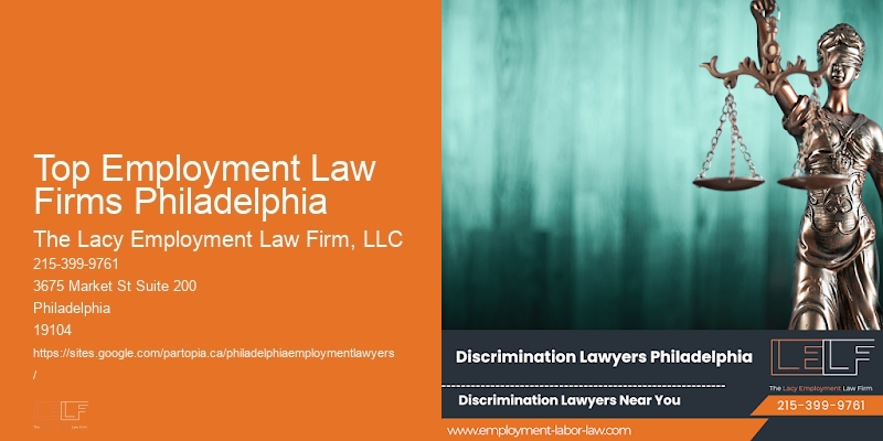 Top Employment Law Firms Philadelphia