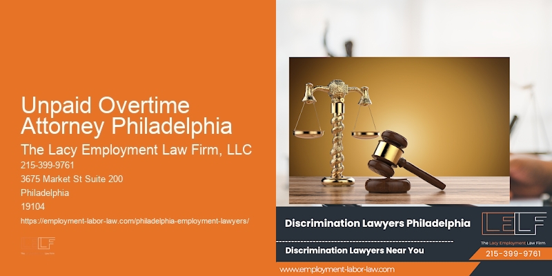 Unpaid Overtime Attorney Philadelphia