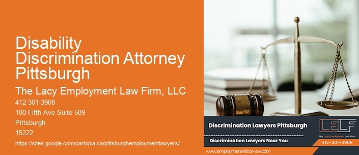 Disability Discrimination Attorney Pittsburgh