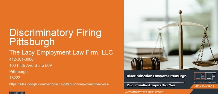 Discriminatory Firing Pittsburgh
