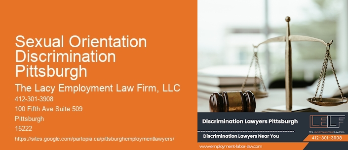 Sexual Orientation Discrimination Pittsburgh