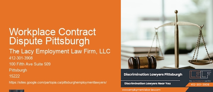 Workplace Contract Dispute Pittsburgh