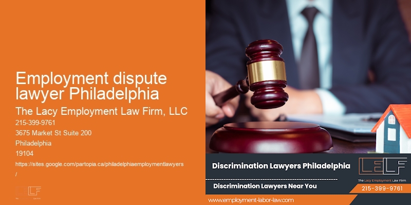 Employment dispute lawyer Philadelphia