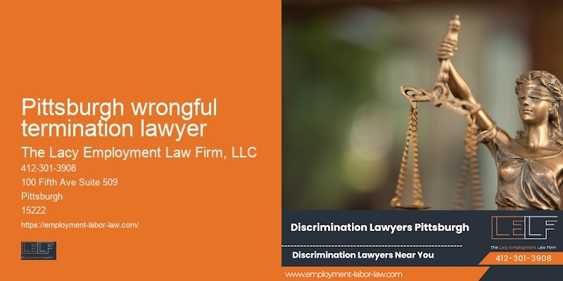 Pittsburgh wrongful termination lawyer